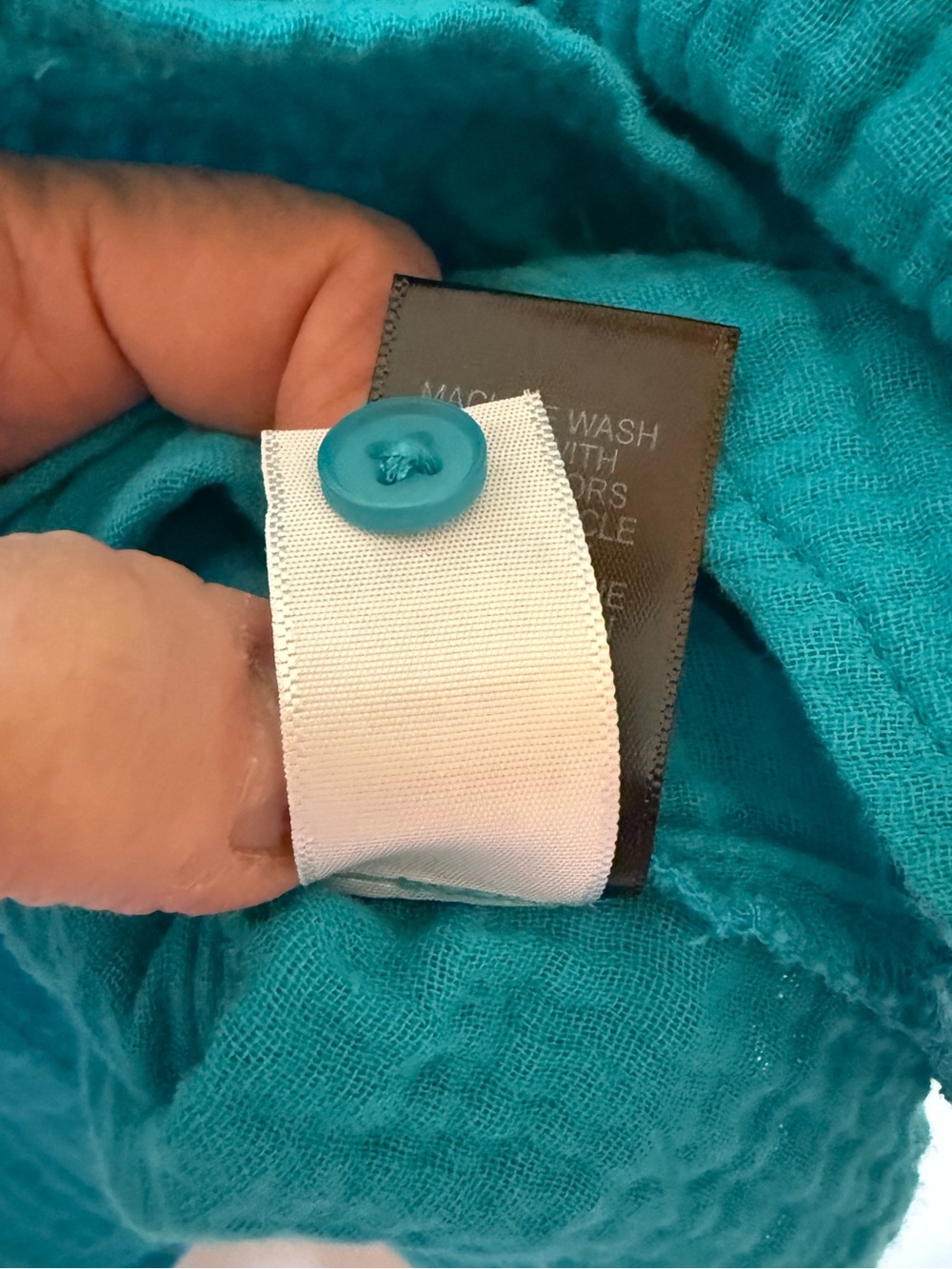 Torrid Dolman Sleeve Soft Gauze Button Up Short Sleeve Top Turquoise Size 2X - Picture 11 of 11